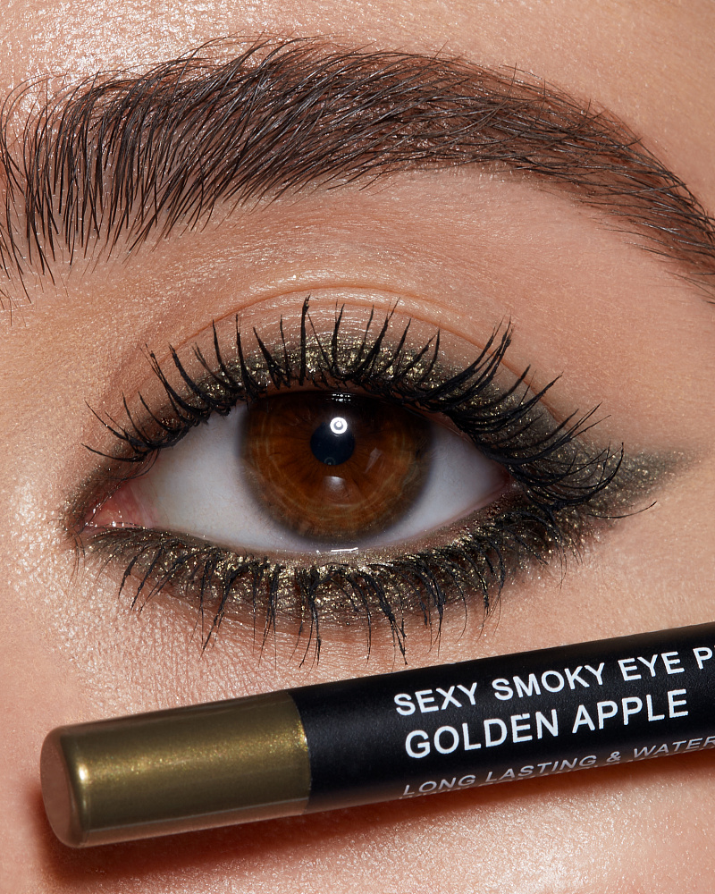 MAGIC SPARKLES + GOLDEN APPLE MINI Палетка теней для век, карандаш для глаз